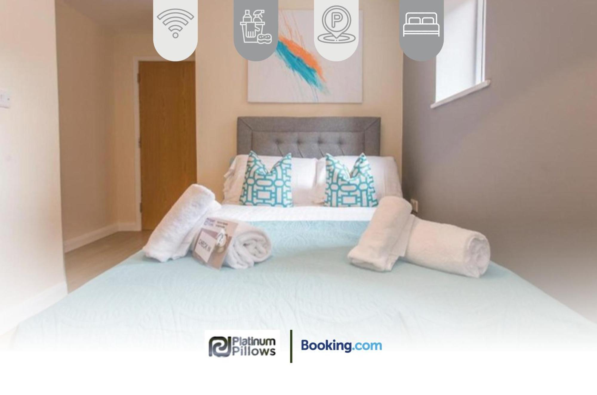 Modern Oxford 2 Bedroom Apartments, Near Headington Hospital, Families & Contractor Accommodation With Parking Luaran gambar