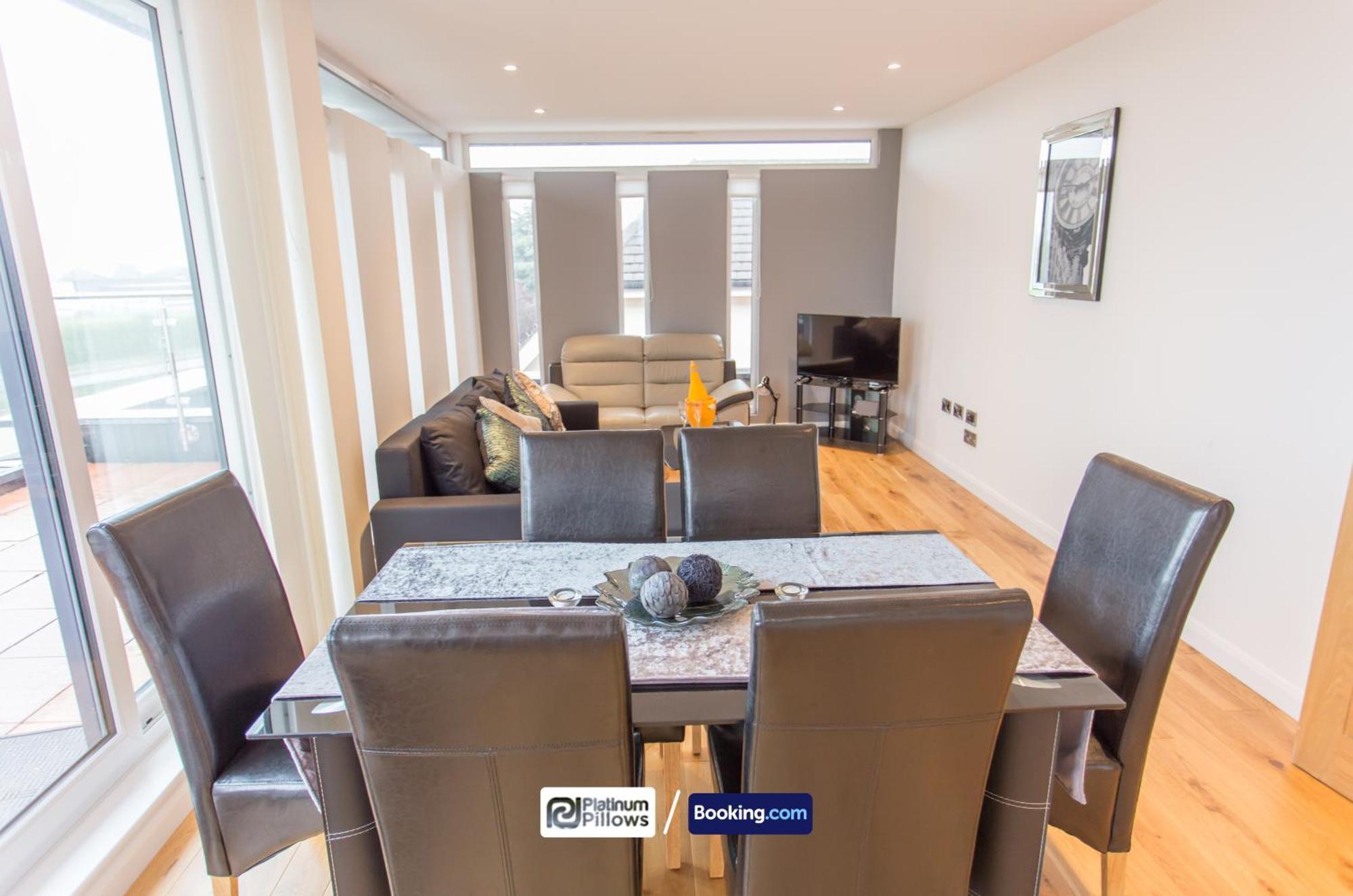 Modern Oxford 2 Bedroom Apartments, Near Headington Hospital, Families & Contractor Accommodation With Parking Luaran gambar