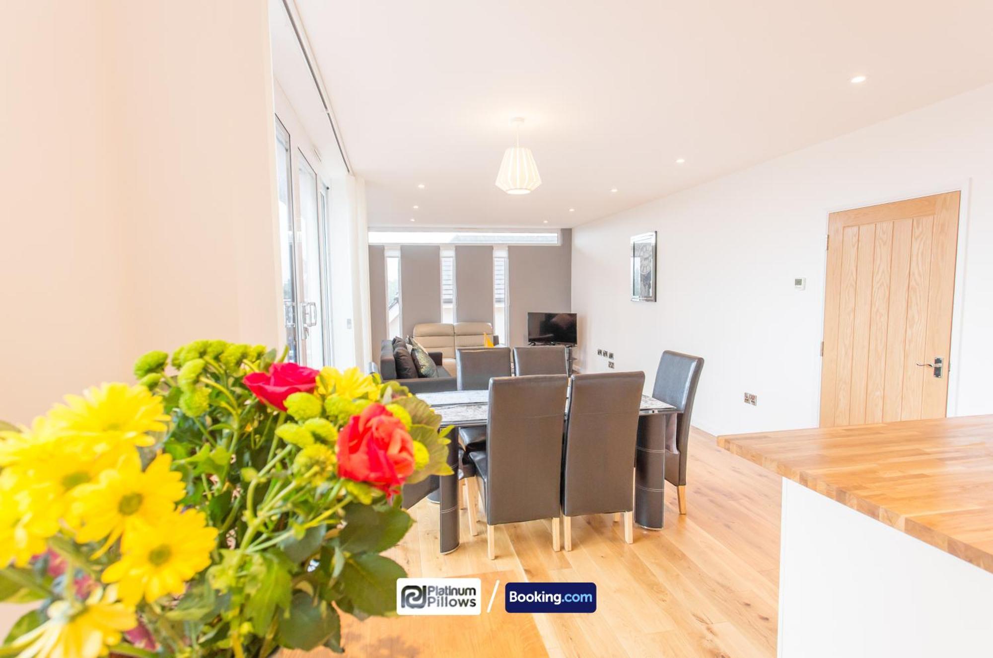 Modern Oxford 2 Bedroom Apartments, Near Headington Hospital, Families & Contractor Accommodation With Parking Luaran gambar